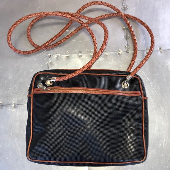 Bottega Veneta Handbags - Bottega Veneta Marco Polo Leather Crossbody Bag